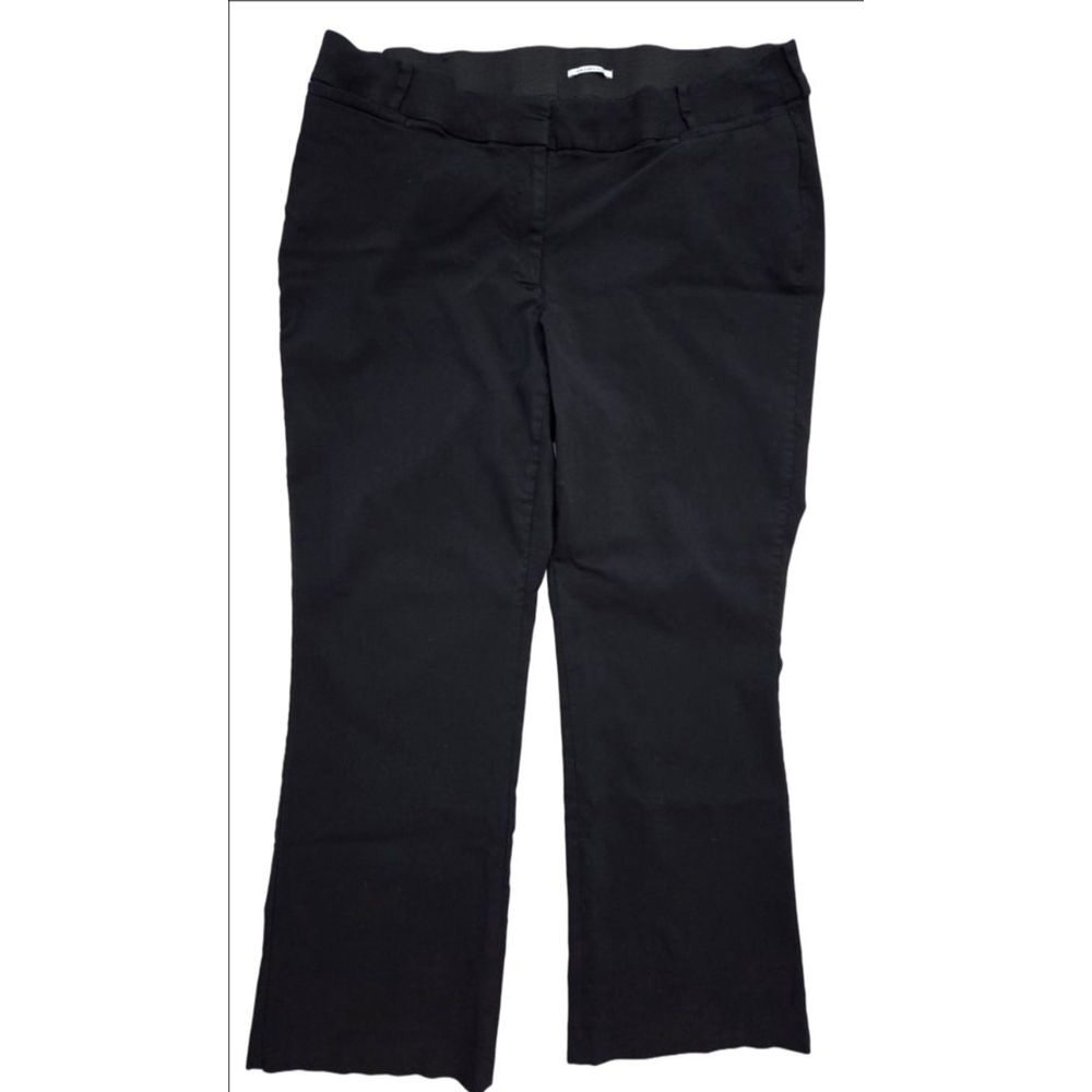 Women's Lane Bryant Black Curvy Trousers Size 20R